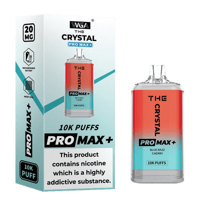 WGA Crystal Pro Max 10K (10000) Puffs 20ml E-liquid 2% 5% Nicotine Type-C Charging 550mAh Battery Disposable Vape 4 WGA Crystal Pro Max 10K (10000) Puffs 20ml E-liquid 2% 5% Nicotine Type-C Charging 550mAh Battery Disposable Vape 24hvape