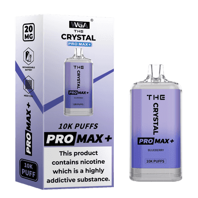 WGA Crystal Pro Max 10K (10000) Puffs 20ml E-liquid 2% 5% Nicotine Type-C Charging 550mAh Battery Disposable Vape 2 WGA Crystal Pro Max 10K (10000) Puffs 20ml E-liquid 2% 5% Nicotine Type-C Charging 550mAh Battery Disposable Vape 24hvape