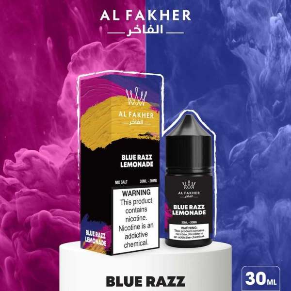 Blue Razz Lemonade E-Liquids 20MG Strengths 30ML Bottles by Al Fakher 1 Blue Razz Lemonade E-Liquids 20MG Strengths 30ML Bottles by Al Fakher 24hvape