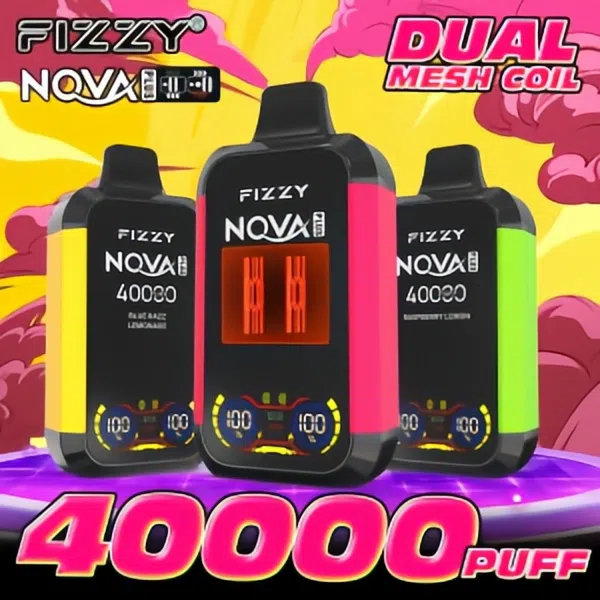 Fizzy Nova Plus 40000 Puffs: A revolutionary upgrade for the ultimate vaping experience! 2 Best Disposable