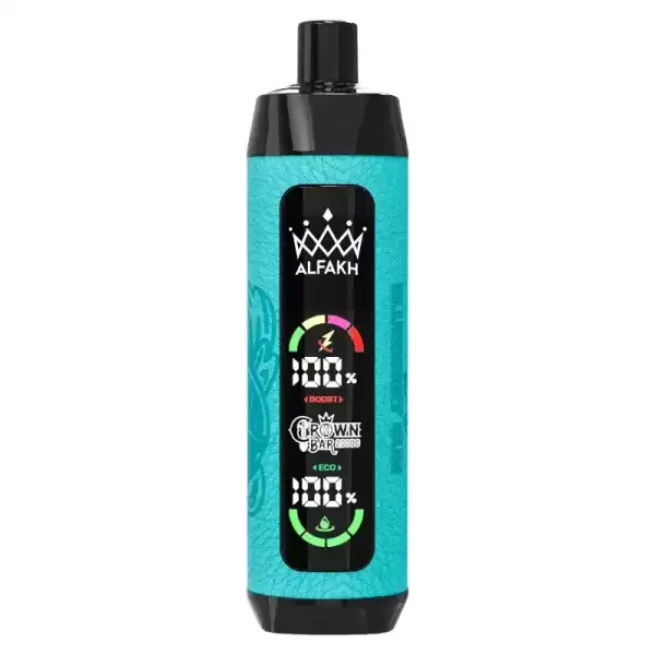 Al Fakher Crown Bar 20K (20000) Puffs 30ML E-liquid LCD Screen Leather Wrap 850mAh Type-C Battery Disposable Vape 4 AL FAKHER CROWN BAR 20K(20000) Puffs 30ML E-liquid LCD Screen Leather Wrap 850mAh Type-C Battery Disposable Vape
