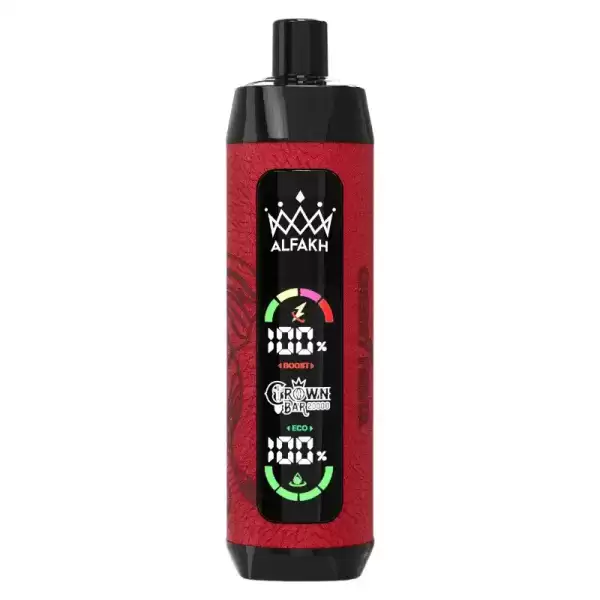 Al Fakher Crown Bar 20K (20000) Puffs 30ML E-liquid LCD Screen Leather Wrap 850mAh Type-C Battery Disposable Vape 6 AL FAKHER CROWN BAR 20K(20000) Puffs 30ML E-liquid LCD Screen Leather Wrap 850mAh Type-C Battery Disposable Vape