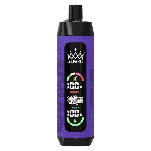 Al Fakher Crown Bar 20K (20000) Puffs 30ML E-liquid LCD Screen Leather Wrap 850mAh Type-C Battery Disposable Vape 7 AL FAKHER CROWN BAR 20K(20000) Puffs 30ML E-liquid LCD Screen Leather Wrap 850mAh Type-C Battery Disposable Vape