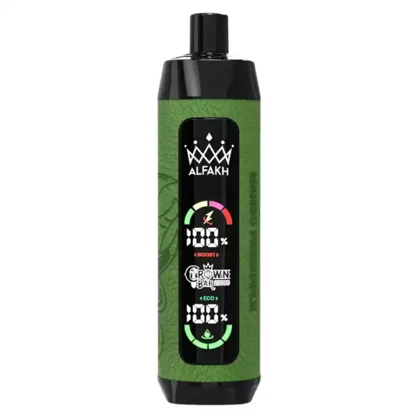 Al Fakher Crown Bar 20K (20000) Puffs 30ML E-liquid LCD Screen Leather Wrap 850mAh Type-C Battery Disposable Vape 11 AL FAKHER CROWN BAR 20K(20000) Puffs 30ML E-liquid LCD Screen Leather Wrap 850mAh Type-C Battery Disposable Vape