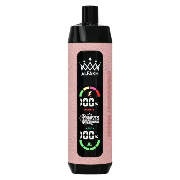 Al Fakher Crown Bar 20K (20000) Puffs 30ML E-liquid LCD Screen Leather Wrap 850mAh Type-C Battery Disposable Vape 12 AL FAKHER CROWN BAR 20K(20000) Puffs 30ML E-liquid LCD Screen Leather Wrap 850mAh Type-C Battery Disposable Vape