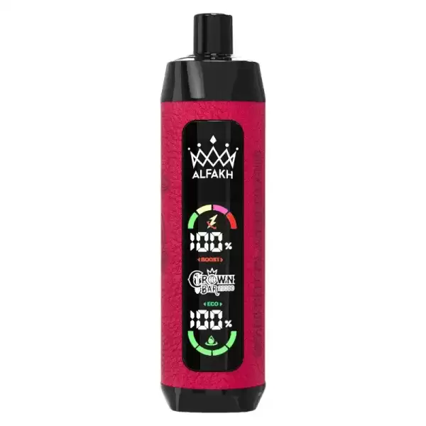 Al Fakher Crown Bar 20K (20000) Puffs 30ML E-liquid LCD Screen Leather Wrap 850mAh Type-C Battery Disposable Vape 13 AL FAKHER CROWN BAR 20K(20000) Puffs 30ML E-liquid LCD Screen Leather Wrap 850mAh Type-C Battery Disposable Vape