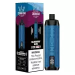 Al Fakher Crown Bar 12K (12000) Puffs 22ML E-liquid Direct-To-Lung (DTL) Leather Wrap 600mAh Type-C Battery Disposable Vape