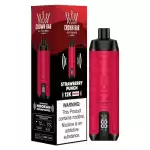 Al Fakher Crown Bar 12K (12000) Puffs 22ML E-liquid Direct-To-Lung (DTL) Leather Wrap 600mAh Type-C Battery Disposable Vape