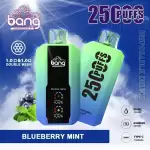 Bang 25K(25000) Puffs LCD Display 30ml E-liquid 650 mAh Battery 0% 2% 3% 5% Nicotine Disposable Vape