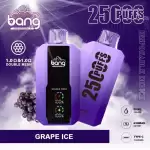 Bang 25K(25000) Puffs LCD Display 30ml E-liquid 650 mAh Battery 0% 2% 3% 5% Nicotine Disposable Vape