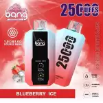 Bang 25K(25000) Puffs LCD Display 30ml E-liquid 650 mAh Battery 0% 2% 3% 5% Nicotine Disposable Vape