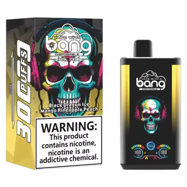 Bang 30K (30000) Puffs PRO Dual Flavor Screen Display 36ml E-liquid 0% 2% 3% 5% Nicotine Disposable Vape 2 Bang 30K(30000) Puffs PRO Dual Flavor Screen Display 36ml E-liquid 0% 2% 3% 5% Nicotine Disposable Vape