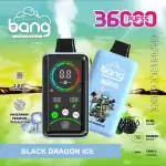 Bang 36K(36000) Puffs Advanced Fingerprint Full Screen 0% 2% 3% 5% Nicotine 36mL E-liquid Smart Full-Screen Display Disposable Vape