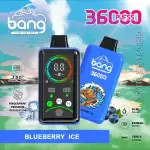 Bang 36K(36000) Puffs Advanced Fingerprint Full Screen 0% 2% 3% 5% Nicotine 36mL E-liquid Smart Full-Screen Display Disposable Vape