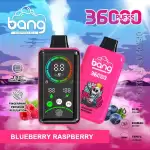 Bang 36K(36000) Puffs Advanced Fingerprint Full Screen 0% 2% 3% 5% Nicotine 36mL E-liquid Smart Full-Screen Display Disposable Vape