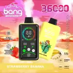 Bang 36K(36000) Puffs Advanced Fingerprint Full Screen 0% 2% 3% 5% Nicotine 36mL E-liquid Smart Full-Screen Display Disposable Vape