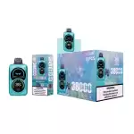 Bang Beach 38K(38000) Puffs Fingerprint LED Display 0% 2% 3% 5% Nicotine 38 ml E-liquid Disposable Vape