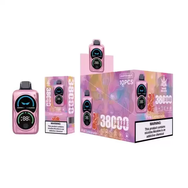 Bang Beach 38K (38000) Puffs Fingerprint LED Display 0% 2% 3% 5% Nicotine 38 Ml E-liquid Disposable Vape 7 Bang Beach 38K(38000) Puffs Fingerprint LED Display 0% 2% 3% 5% Nicotine 38 ml E-liquid Disposable Vape