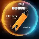 ELF BOX SHISHA 16000(16K) Puffs 28ml e-liquid 0% 2% 3% 5% Nicotine LED Display Type-C rechargeable Leather Disposable Vape Pen