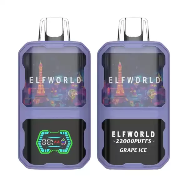 Elfworld AI 22K (22000) Puffs 3D Curved Screen 26ml E-liquid Capacity Adjustable Ariflow Display Screen Disposable Vape 8 Elfworld AI 22000 Puffs 3D Curved Screen 26ml e-liquid capacity Adjustable ariflow Display Screen Disposable Vape