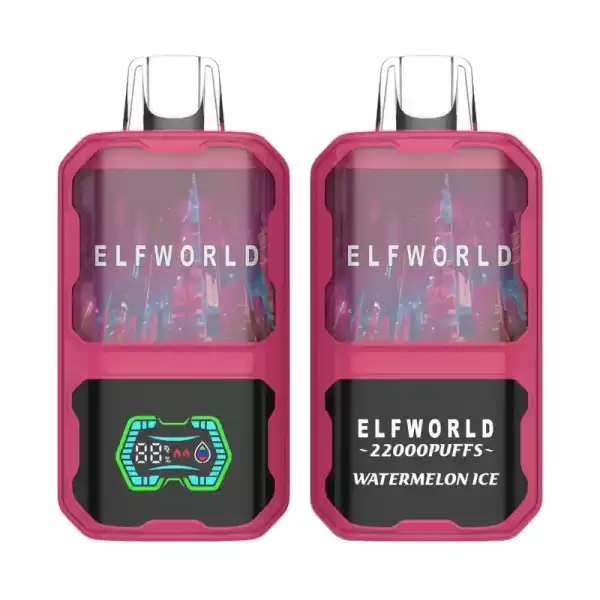 Elfworld AI 22K (22000) Puffs 3D Curved Screen 26ml E-liquid Capacity Adjustable Ariflow Display Screen Disposable Vape 2 Elfworld AI 22000 Puffs 3D Curved Screen 26ml e-liquid capacity Adjustable ariflow Display Screen Disposable Vape