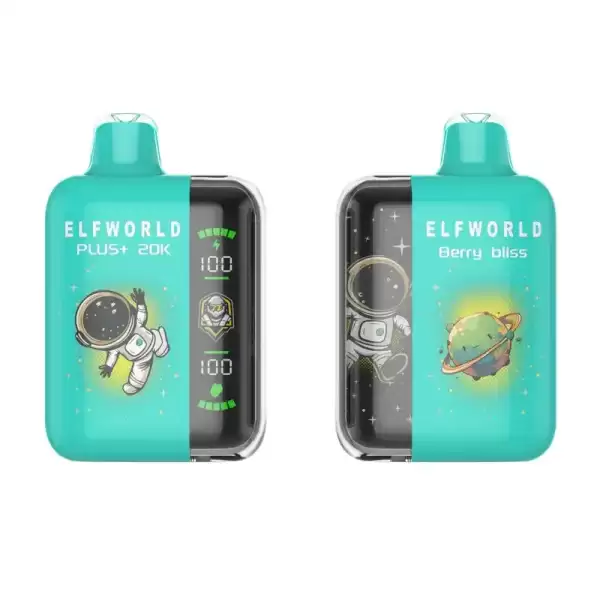 Elfworld PLUS 25K 20000 Puffs 0% 2% 3% And 5% Nicotine LCD Screen Display 22ml E-liquid Capacity Display Disposable Vape 34 Elfworld PLUS 20000 Puffs nicotine strengths: 0%, 2%, 3%, and 5% LCD Screen Display 22ml e-liquid capacity Display Disposable Vape