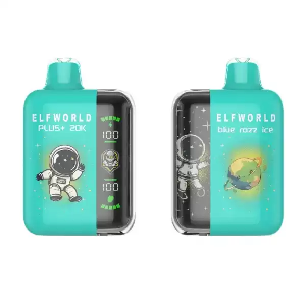 Elfworld PLUS 25K 20000 Puffs 0% 2% 3% And 5% Nicotine LCD Screen Display 22ml E-liquid Capacity Display Disposable Vape 35 Elfworld PLUS 20000 Puffs nicotine strengths: 0%, 2%, 3%, and 5% LCD Screen Display 22ml e-liquid capacity Display Disposable Vape