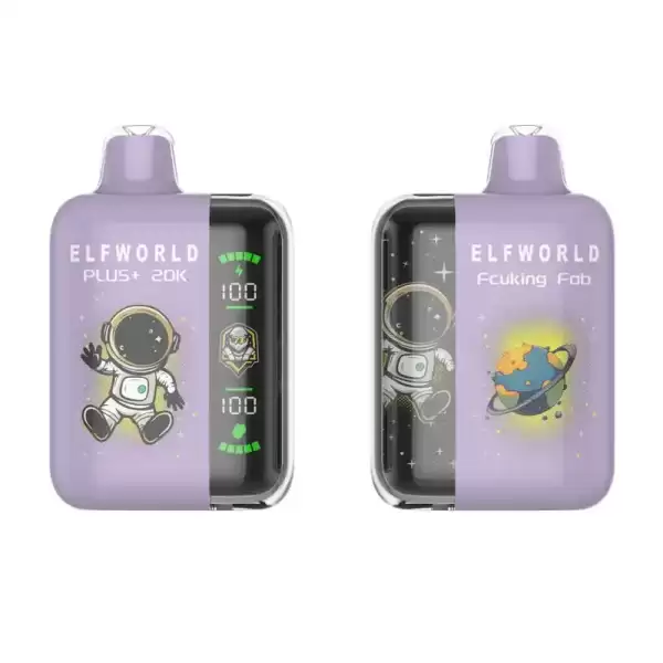 Elfworld PLUS 25K 20000 Puffs 0% 2% 3% And 5% Nicotine LCD Screen Display 22ml E-liquid Capacity Display Disposable Vape 39 Elfworld PLUS 20000 Puffs nicotine strengths: 0%, 2%, 3%, and 5% LCD Screen Display 22ml e-liquid capacity Display Disposable Vape
