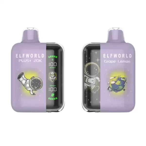 Elfworld PLUS 25K 20000 Puffs 0% 2% 3% And 5% Nicotine LCD Screen Display 22ml E-liquid Capacity Display Disposable Vape 40 Elfworld PLUS 20000 Puffs nicotine strengths: 0%, 2%, 3%, and 5% LCD Screen Display 22ml e-liquid capacity Display Disposable Vape