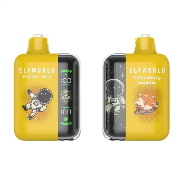 Elfworld PLUS 25K 20000 Puffs 0% 2% 3% And 5% Nicotine LCD Screen Display 22ml E-liquid Capacity Display Disposable Vape 45 Elfworld PLUS 20000 Puffs nicotine strengths: 0%, 2%, 3%, and 5% LCD Screen Display 22ml e-liquid capacity Display Disposable Vape
