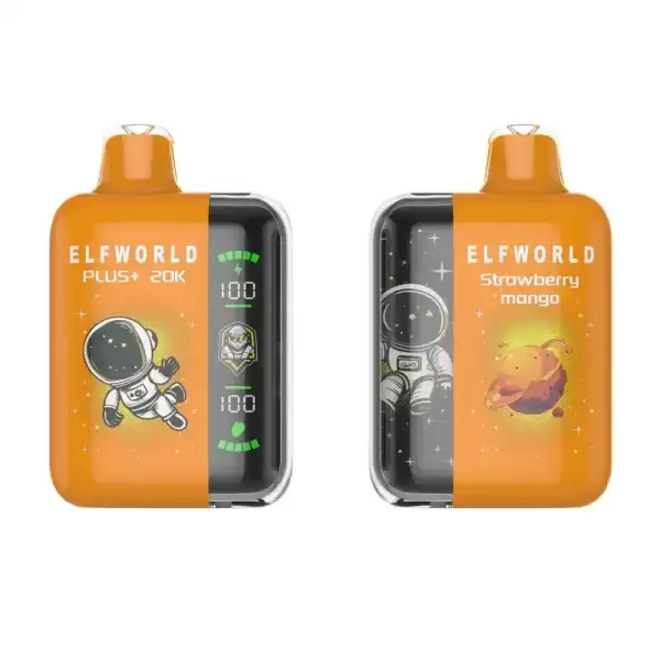 Elfworld PLUS 25K 20000 Puffs 0% 2% 3% And 5% Nicotine LCD Screen Display 22ml E-liquid Capacity Display Disposable Vape 46 Elfworld PLUS 20000 Puffs nicotine strengths: 0%, 2%, 3%, and 5% LCD Screen Display 22ml e-liquid capacity Display Disposable Vape