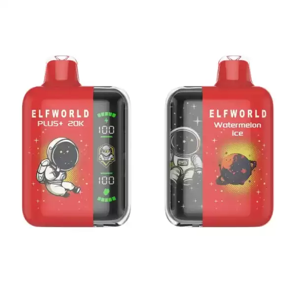 Elfworld PLUS 25K 20000 Puffs 0% 2% 3% And 5% Nicotine LCD Screen Display 22ml E-liquid Capacity Display Disposable Vape 47 Elfworld PLUS 20000 Puffs nicotine strengths: 0%, 2%, 3%, and 5% LCD Screen Display 22ml e-liquid capacity Display Disposable Vape