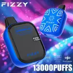 Fizzy Boom 13K (13000) Puffs 21ML E-liquid Mesh Coil LCD Screen 650mAh Rechargeable Battery 2 5% Nicotine Disposable Vape