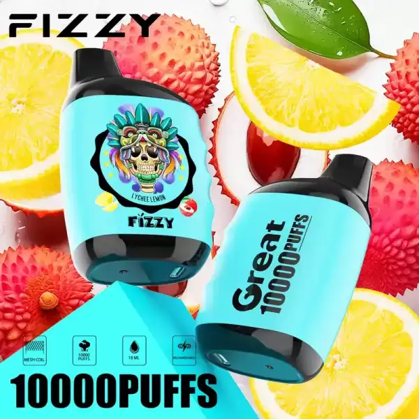 Fizzy Great 10K (10000) Puffs 18ML E-liquid Mesh Coil 650 mAh Battery 2% 5% Nicotine 10flavors Disposable Vape 9 Fizzy Great 10K (10000) Puffs 18ML E-liquid Mesh Coil 650 mAh Battery 2% 5% Nicotine 10flavors Disposable Vape