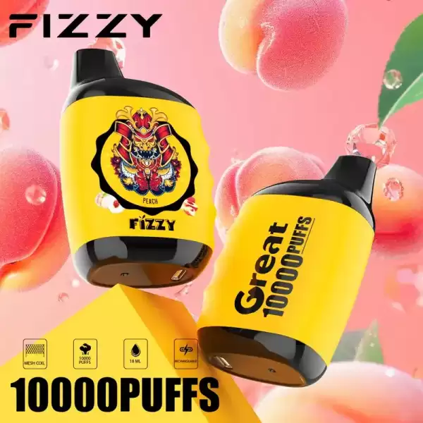 Fizzy Great 10K (10000) Puffs 18ML E-liquid Mesh Coil 650 mAh Battery 2% 5% Nicotine 10flavors Disposable Vape 6 Fizzy Great 10K (10000) Puffs 18ML E-liquid Mesh Coil 650 mAh Battery 2% 5% Nicotine 10flavors Disposable Vape