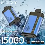 Fizzy Luxury 15K (15000) Puffs 22ML E-liquid Mesh Coil LCD Screen Adjustable Air Flow 15flavors 650mAh Rechargeable Battery 2% 5% Nicotine Disposable Vape