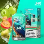 JNR Falcon Crystal 16K (16000) Puffs LED Display 2% 5% Nicotine 22ml E-liquid 850mAh Rechargeable Battery Disposable Vape