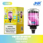 JNR Mega Shisha Hookah 100K (100000) Puffs 2% 5% Nicotine 2200mAh Rechargeable Battery Direct-to-Lung (DTL) Vaping 60mL E-liquid Ultimate Vape