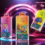 RandM Fumot Leopard 40K (40000) Puffs 40ml E-liquid 750mAh Battery 2% 5% Nicotine Rechargeable (type-C) Disposable Vape