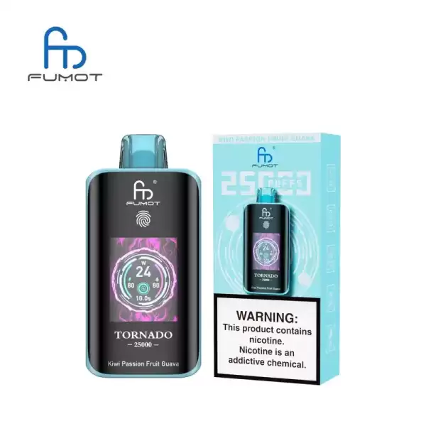 RandM Fumot Tornado 25K (25000) Puffs 3D Curved Screen 2% 5% Nicotine 700mAh Rechargeable Battery Touch Switch Disposable Vape 13 RandM Fumot Tornado 25K (25000) Puffs 3D Curved Screen 2% 5% Nicotine 700mAh Rechargeable Battery  Touch Switch Disposable Vape