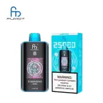 RandM Fumot Tornado 25K (25000) Puffs 3D Curved Screen 2% 5% Nicotine 700mAh Rechargeable Battery  Touch Switch Disposable Vape
