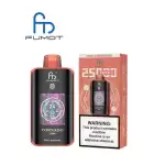 RandM Fumot Tornado 25K (25000) Puffs 3D Curved Screen 2% 5% Nicotine 700mAh Rechargeable Battery  Touch Switch Disposable Vape