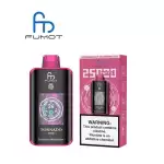 RandM Fumot Tornado 25K (25000) Puffs 3D Curved Screen 2% 5% Nicotine 700mAh Rechargeable Battery  Touch Switch Disposable Vape