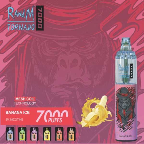 RandM Tornado 7K (7000) Puffs 14ml E-liquid 850mAh Battery 2% 5% Nicotine Rechargeable (type-C) Disposable Vape 8 RandM Tornado 7K (7000) Puffs 14ml E-liquid 850mAh Battery 2% 5% Nicotine Rechargeable (type-C) Disposable Vape