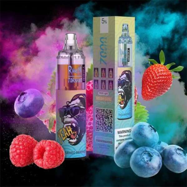 RandM Tornado 7K (7000) Puffs 14ml E-liquid 850mAh Battery 2% 5% Nicotine Rechargeable (type-C) Disposable Vape 4 RandM Tornado 7K (7000) Puffs 14ml E-liquid 850mAh Battery 2% 5% Nicotine Rechargeable (type-C) Disposable Vape