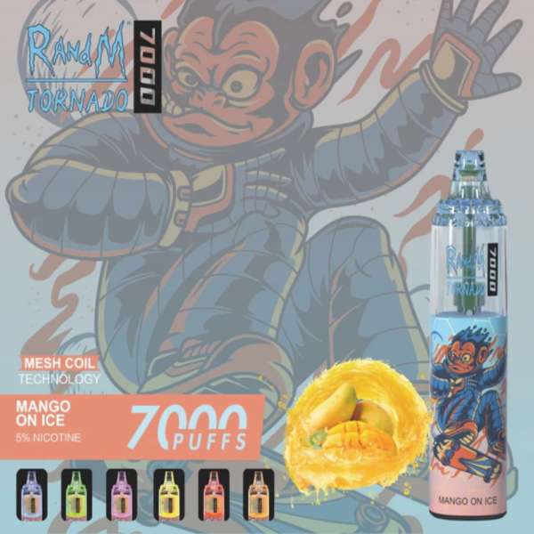 RandM Tornado 7K (7000) Puffs 14ml E-liquid 850mAh Battery 2% 5% Nicotine Rechargeable (type-C) Disposable Vape 16 RandM Tornado 7K (7000) Puffs 14ml E-liquid 850mAh Battery 2% 5% Nicotine Rechargeable (type-C) Disposable Vape