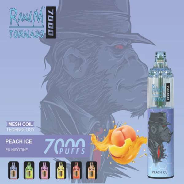 RandM Tornado 7K (7000) Puffs 14ml E-liquid 850mAh Battery 2% 5% Nicotine Rechargeable (type-C) Disposable Vape 18 RandM Tornado 7K (7000) Puffs 14ml E-liquid 850mAh Battery 2% 5% Nicotine Rechargeable (type-C) Disposable Vape