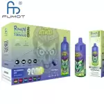 RandM Tornado 9K (9000) Puffs 850mAh Battery 18ml E-juice 2% 5% Nicotine RGB Light Disposable Vape