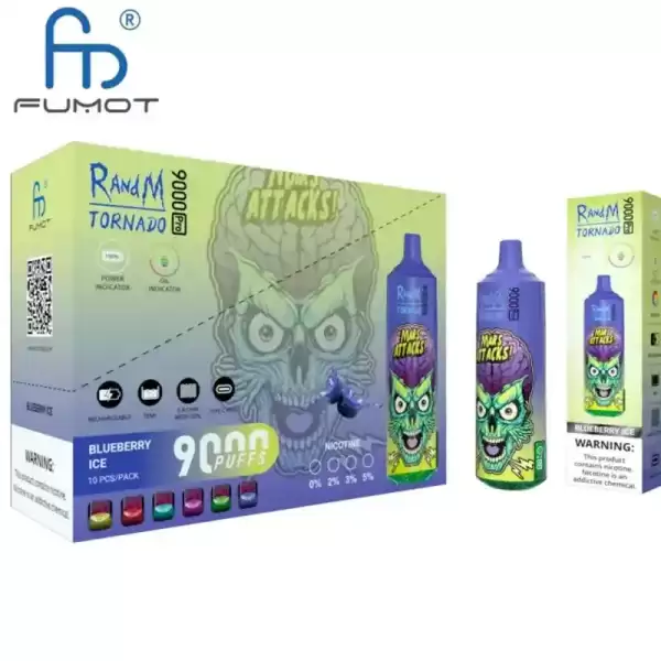 RandM Tornado 9K (9000) Puffs 850mAh Battery 18ml E-juice 2% 5% Nicotine RGB Light Disposable Vape 14 RandM Tornado 9K (9000) Puffs 850mAh Battery 18ml E-juice 2% 5% Nicotine RGB Light Disposable Vape