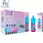 RandM Tornado 9K (9000) Puffs 850mAh Battery 18ml E-juice 2% 5% Nicotine RGB Light Disposable Vape